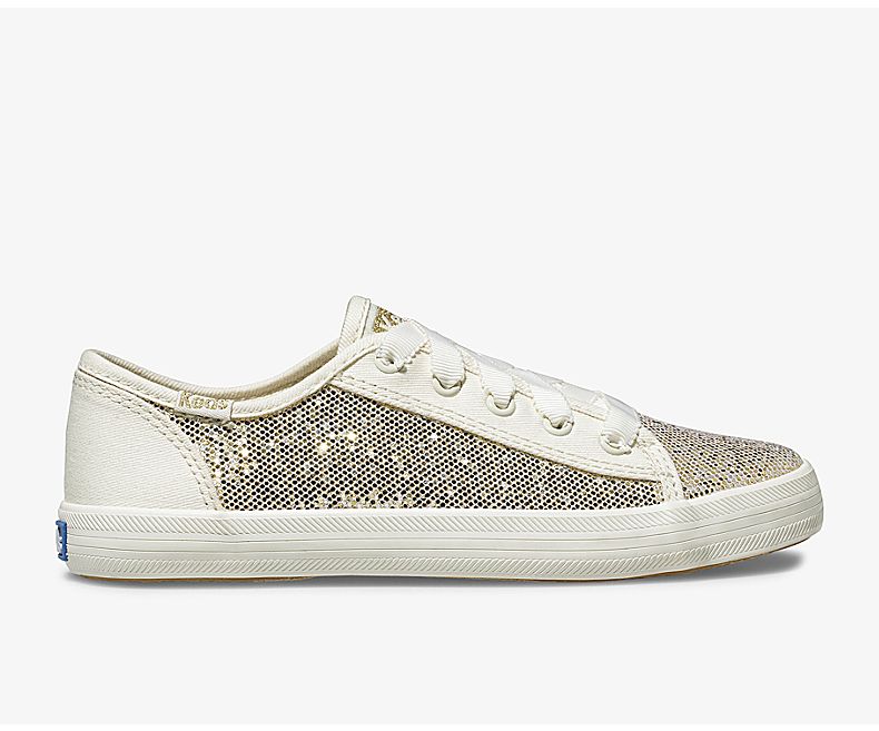 Keds Kid's Kickstart Metallic Sparkle Metal Casuals Shoes - RL5709314
